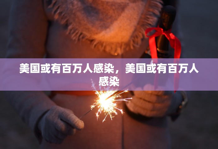 美国或有百万人感染，美国或有百万人感染
