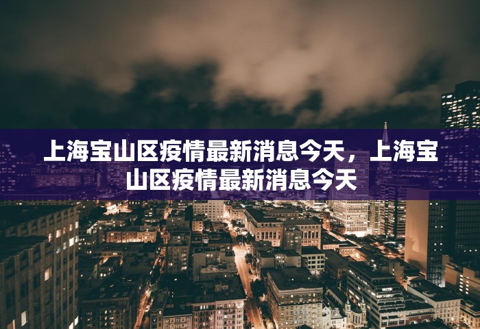 上海宝山区疫情最新消息今天	，上海宝山区疫情最新消息今天