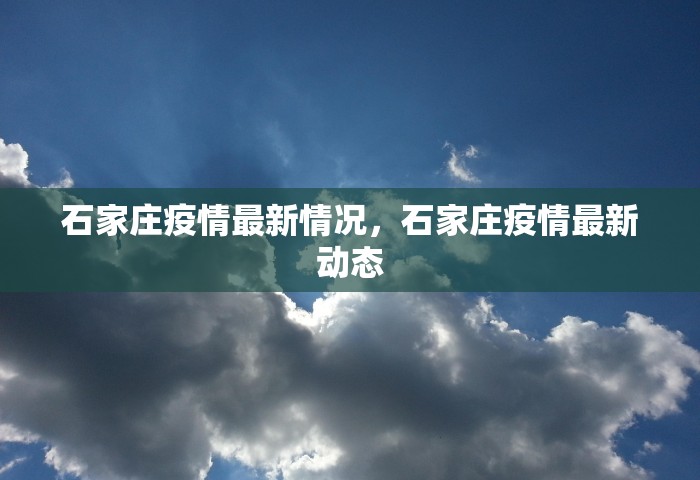 石家庄疫情最新情况，石家庄疫情最新动态
