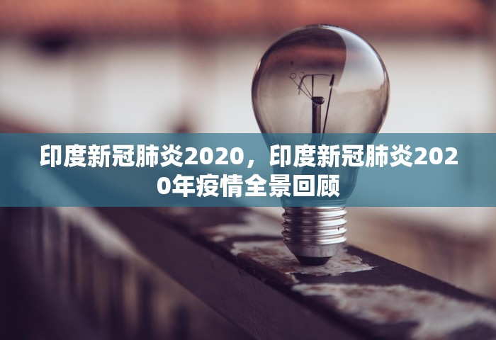 印度新冠肺炎2020，印度新冠肺炎2020年疫情全景回顾