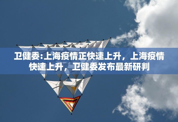 卫健委:上海疫情正快速上升	，上海疫情快速上升，卫健委发布最新研判